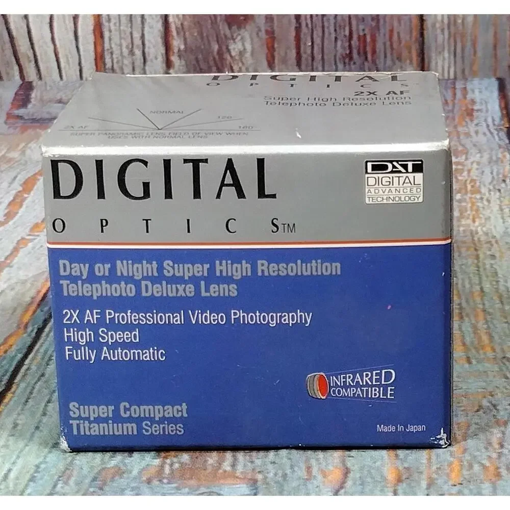 Digital Optics 2X AF Telephoto Deluxe Lens - Super High Resolution, Infrared & 2